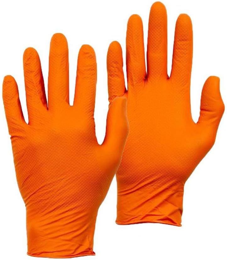 Heavy Duty Super Strong Nitrile Gloves 8 Mil Box of 50