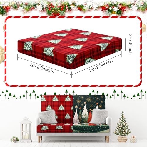 8Pcs Outdoor Cushion Covers Set for Sofa Chair and Patio