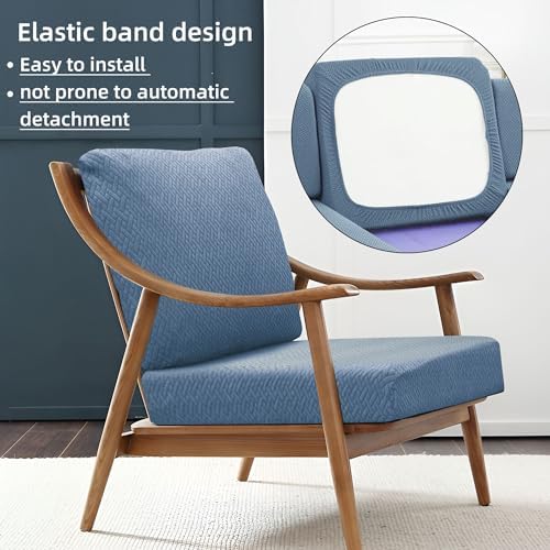 8Pcs Stretch Outdoor Cushion Covers Set