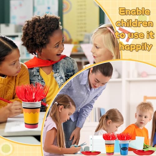 50 Pcs Notebook Shaped Disposable Napkins for Back to School Party