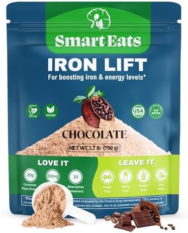 Smart Eats Iron Powder - 30 Scoops Chocolate Flavor