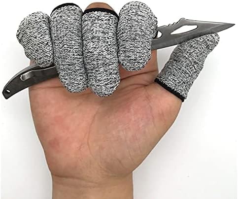 12 PCS Cut Resistant Finger Cots Reusable Protectors