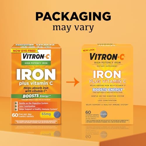 Vitron C Iron Supplement 60 Count