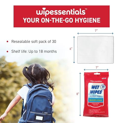WipeEssentials Hand Sanitizer Wipes 90 Count 3 Packs Travel Friendly