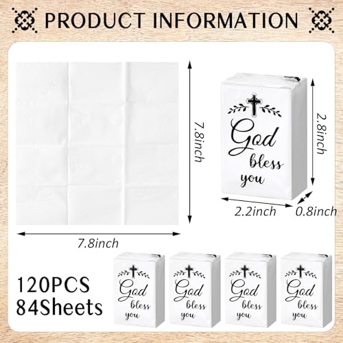 Colarr 120 Pack Cross Pocket Tissues 3 Ply