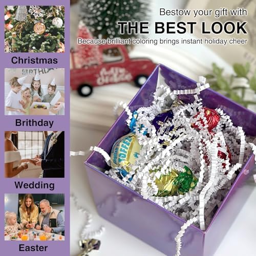 2LB Crinkle Cut Paper Shred Filler for Gift Boxes and Baskets