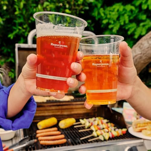 Repurpose 100 Compostable Cold Cups 16oz 50 Count