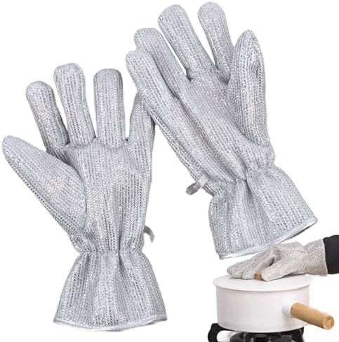 TRISTO Heat Resistant Kitchen Gloves for Cleaning