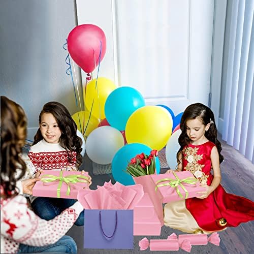 100 Sheets Pink Tissue Paper for Wrapping and Crafting