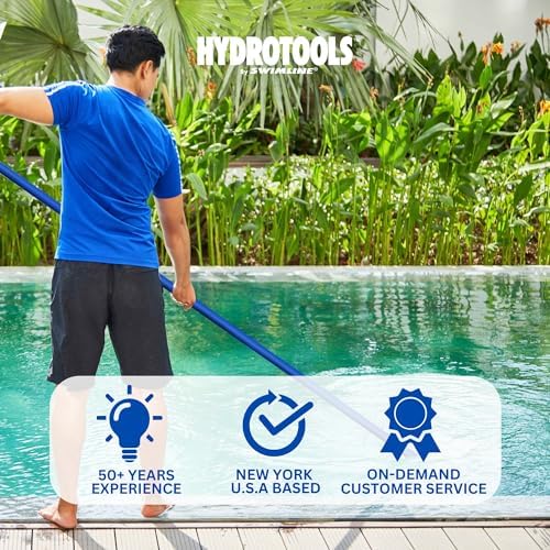 Hydrotools Pool Vacuum Hose 125 X 24 Kink Resistant Swivel Cuff
