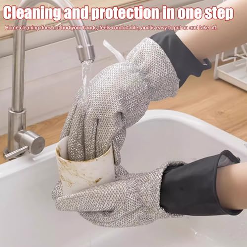 TRISTO Heat Resistant Kitchen Gloves for Cleaning