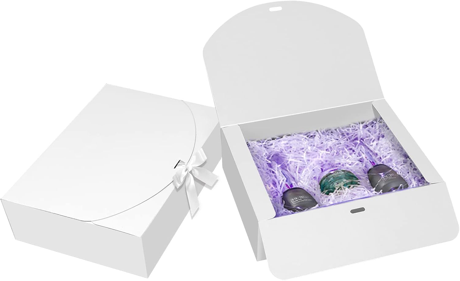 10 PCS Kraft Gift Boxes with Lids for Weddings and Gifts