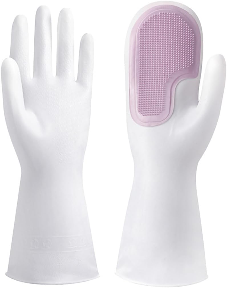 QQLADY PVC Cleaning Gloves Multi Functional