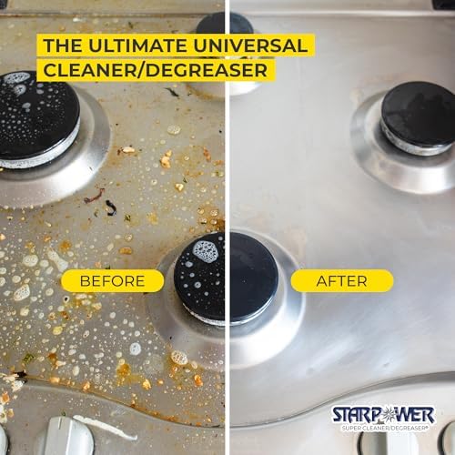 STARPOWER Super Cleaner Degreaser Concentrate - 1 Gallon Case of 4