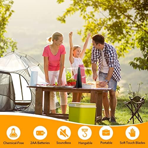 PIMAG Fly Fans for Tables 4-Pack Battery Powered