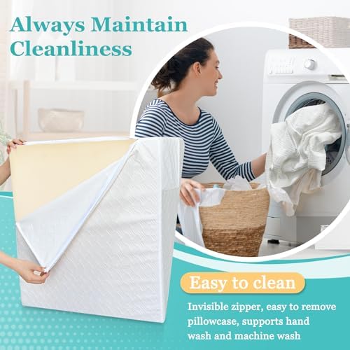 Mistuki Wedge Pillow Case Cover Waterproof 25x24x12 Triangle Incline