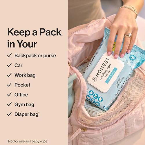 The Honest Company Fragrance Free Alcohol Wipes 150 Count