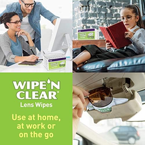 Flents Lens Wipes 150 Count Pre-Moistened Streak Free