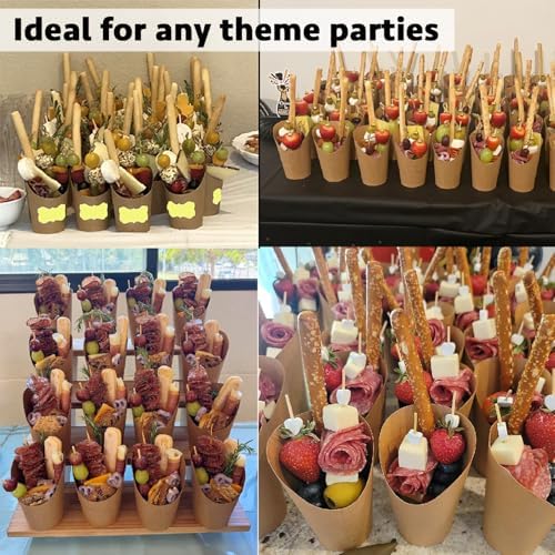 CAMKYDE 50 Pcs French Fries Holder Cups 12oz