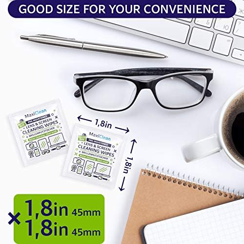 440 Pack Lens Wipes for Eyeglasses and Screens