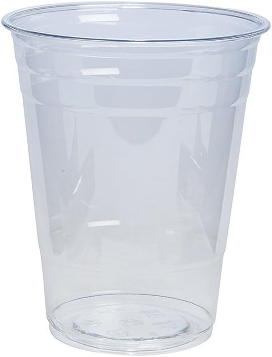GUSTO 16 oz 100 Pack Clear PET Cups for Party Use