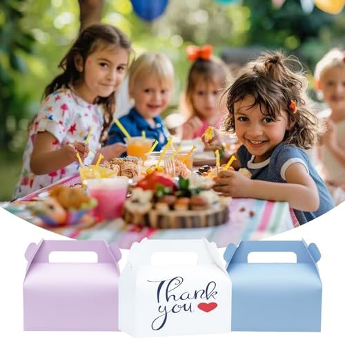UnicoPak 30 Pack White Gable Party Boxes