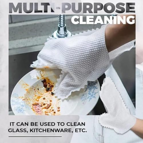 Multi-Purpose Washable Dusting Gloves for Home Use
