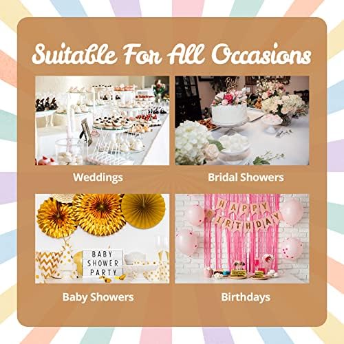 Confettiville Party Paper Napkins with Gold Foil