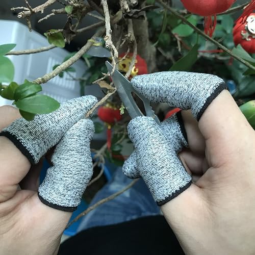 12 PCS Cut Resistant Finger Cots Reusable Protectors