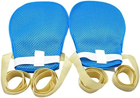 2 Pcs Hand Restraint Gloves for Elderly Safety Control