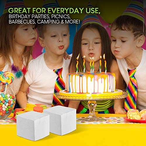 Stock Your Home 12 Inch Disposable Napkins 500 Pack