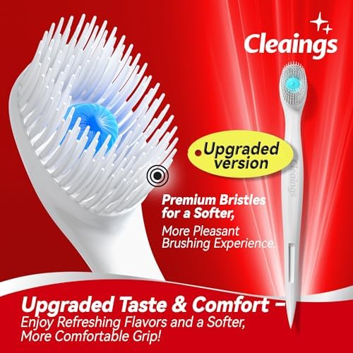 Cleaings Mini Disposable Toothbrush Set with Toothpaste
