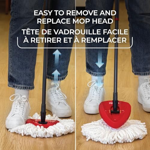 Vileda EasyWring Microfiber Spin Mop and Bucket Floor Cleaning System