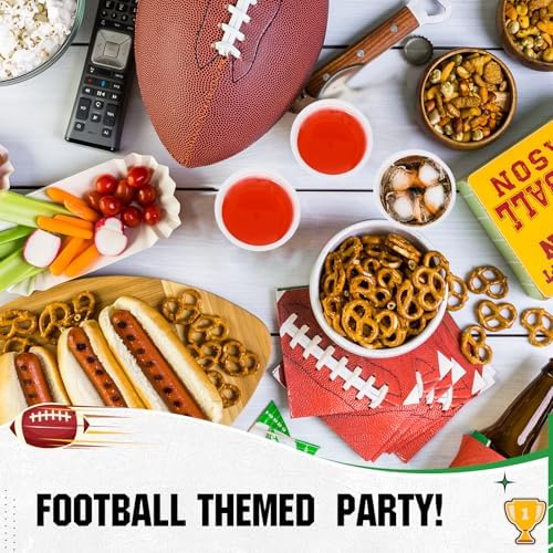 Baderke 100 Pcs 2 Oz Football Shot Glasses for Parties