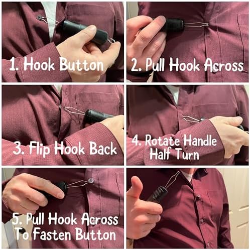 UniGrip 2 in 1 Button Hook and Zipper Pull