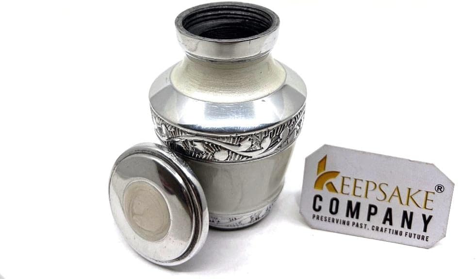 Little Urns for Human Ashes White - Small Urn for Cremation