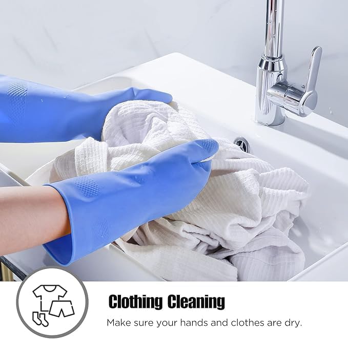 3 Pair Dishwashing Gloves for Kitchen and Home Use
