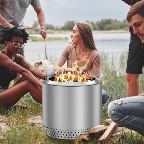 AJinTeby Yukon Fire Pit Stand for Solo Stove 27 Inch