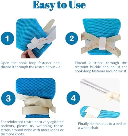 Lmaray Dementia Safety Gloves for Elderly Restraint