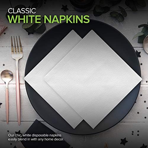 Stock Your Home 12 Inch Disposable Napkins 500 Pack