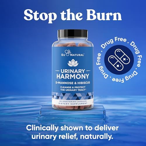 Urinary Harmony D-Mannose Capsules 60 Clinical Strength
