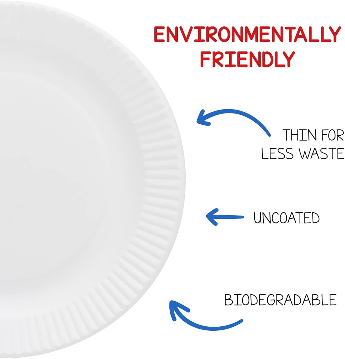 Hygloss Paper Plates 6-Inch 100 Pack