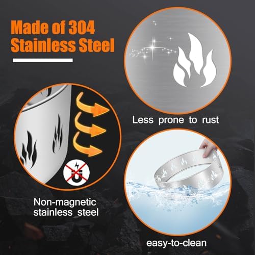 Hisencn Fire Pit Stand for Solo Stove Ranger