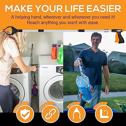 EZPIK Pro 43 Inch Foldable Reacher Tool for Seniors