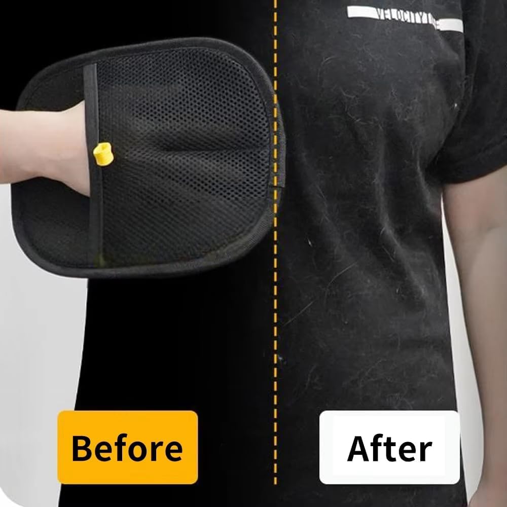 Aimery Double-Sided Pet Grooming Gloves Static Removal