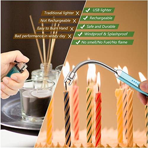 Meiruby Windproof USB Electric Candle Lighter