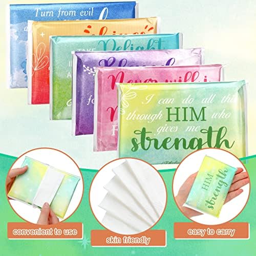 24 Pack Inspirational Tissue Set for Travel and Events