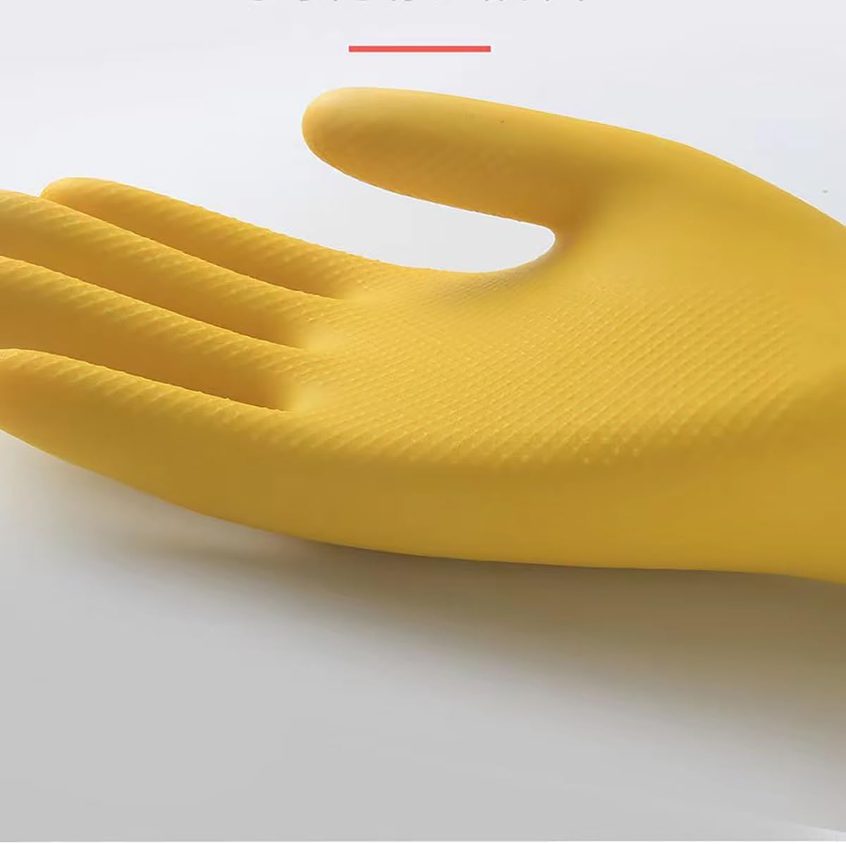 2 Pairs of Rubber Cleaning Gloves for Household Use