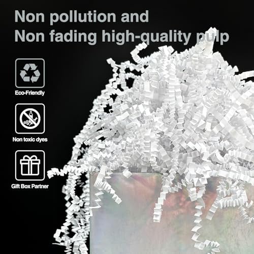 2LB Crinkle Cut Paper Shred Filler for Gift Boxes and Baskets