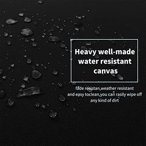 Cinnamonee 2 Pack Black Water Resistant Cushion Covers